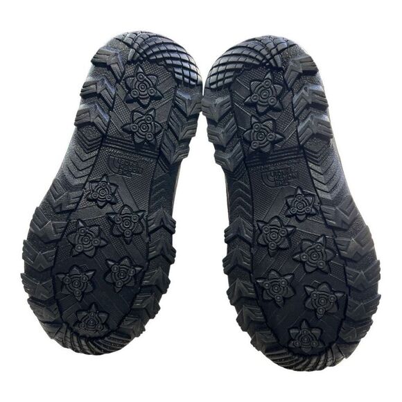 The North Face Girls Faux Fur Leather Shellista Lace IV Snow Boots Brown Size 4 - Picture 5 of 7